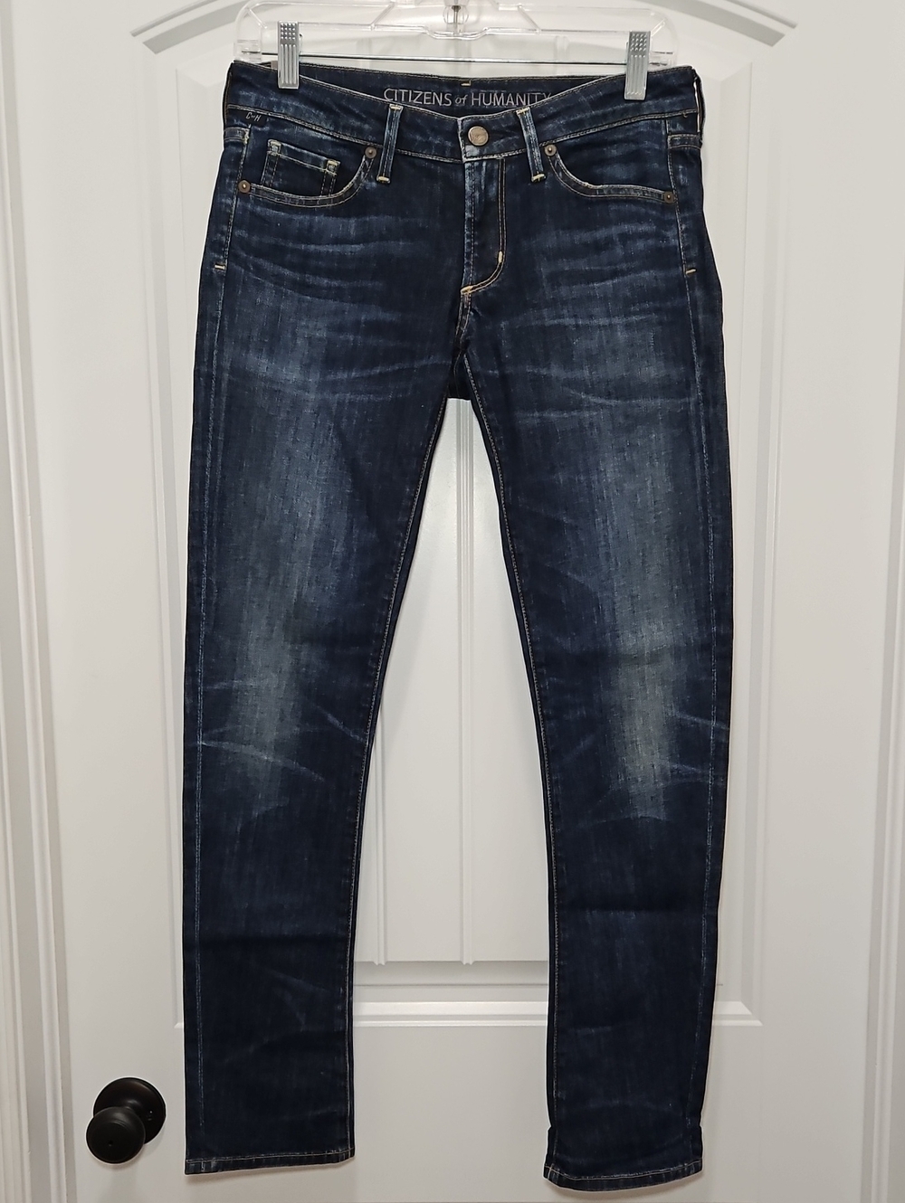 Citizens Of Humanity Low Rise Y2K Dark Indigo Slim Jean Size 27